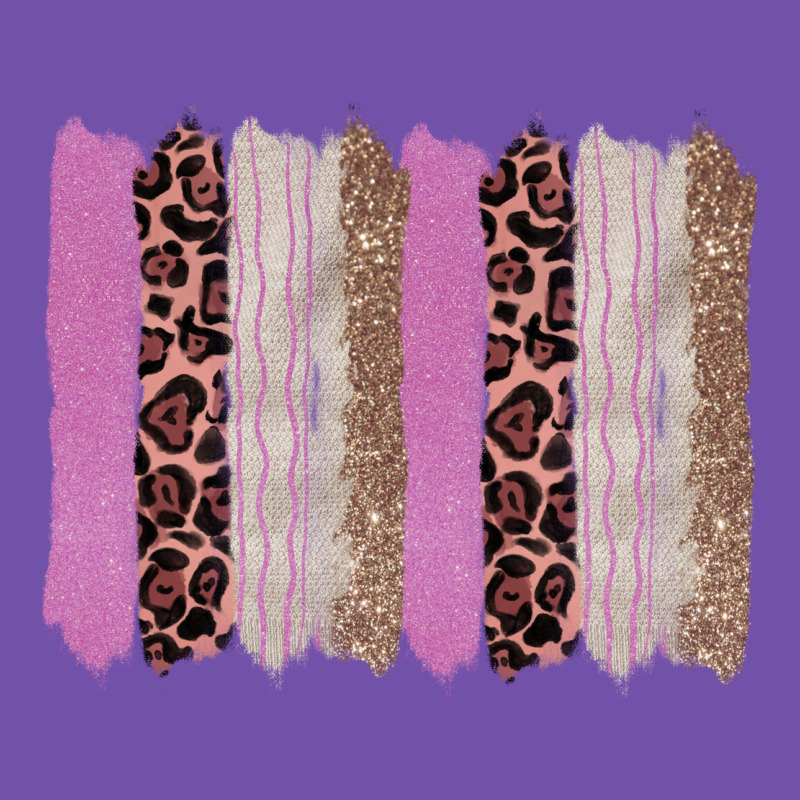 Pink Glitter Leopard Brushstroke Background Premium Sweatshirt by RanaPortraitStore | Teevron