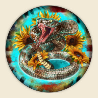 Rattlesnake And Sunflower Premium Hoodie | Teevron