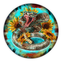 rattlesnake and sunflower | Teevron