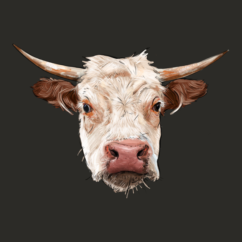 Hereford Cow Head Heavy Core Tee by RanaPortraitStore | Teevron