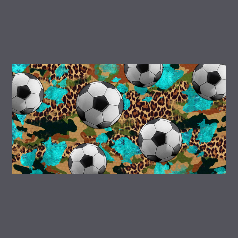 Western Leopard Camouflage Turquoise Soccer Licence Plate Template Vintage Hoodie by Artiststas | Teevron
