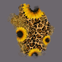 Glitter Sunflowers Leopard Patch Premium Sweatshirt | Teevron