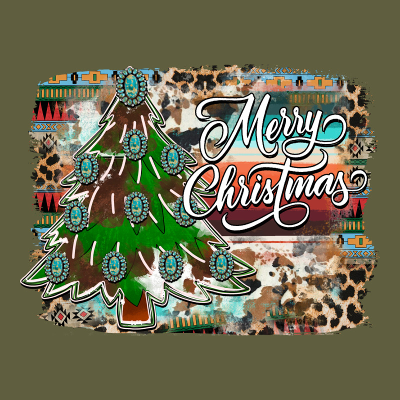 Merry Christmas Tree Western Vintage Tee by CowhideDigitalArt | Teevron