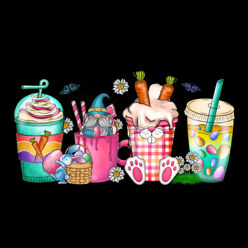 Easter Day Coffee Gnome Ladies Tee by CowhideDigitalArt | Teevron