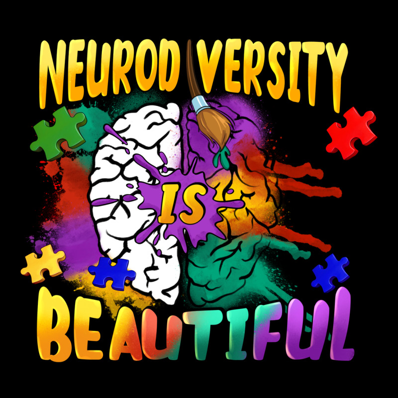 Neurodiversity Is Beautiful Heavy Core Tee by FaDigitalArtStudio | Teevron