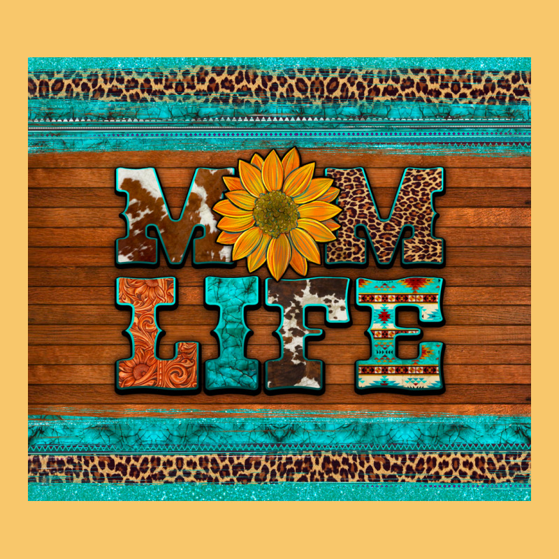 Mom Life Leopard Cowhide Turquoise Aztec Vintage Hoodie by Artiststas | Teevron