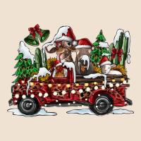 Festive Farm Animal Christmas Truck Urban Heavy Tee | Teevron