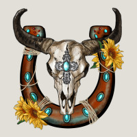 Bull Skull With Horseshoe Heavy Core Tee | Teevron