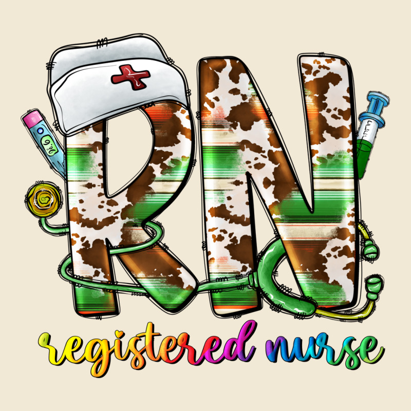 Rn Registered Nurse Ladies Tee by CowhideDigitalArt | Teevron