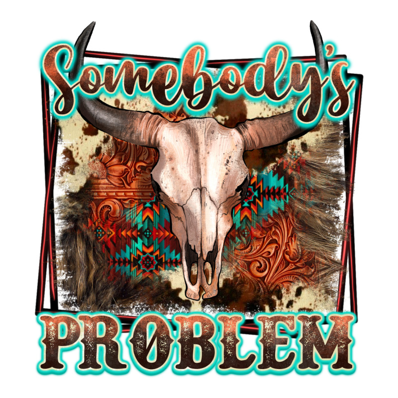 Somebody's Problem Bull Skull Premium Tee by FaDigitalArtStudio | Teevron