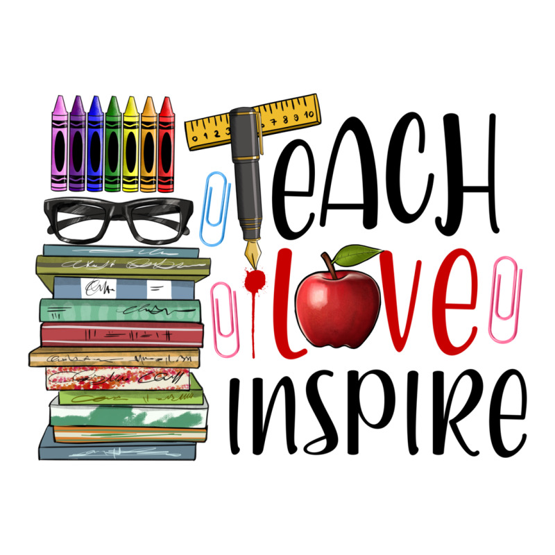 Teach Love Inspire Premium Hoodie by BarkalooDesign | Teevron
