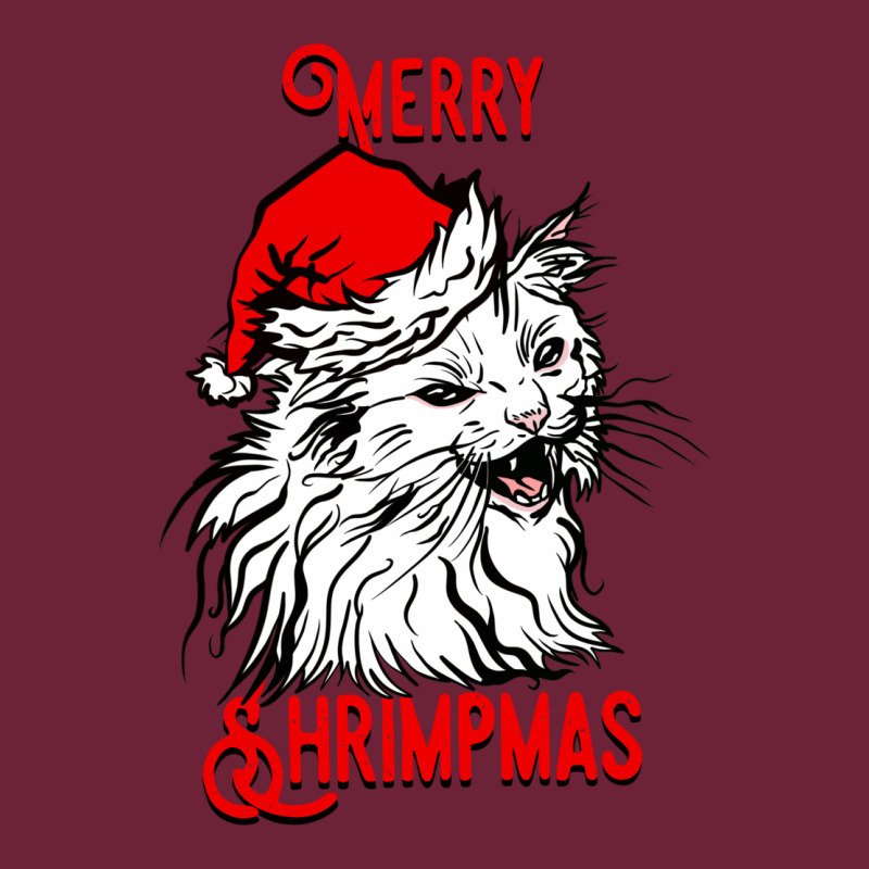 Merry Christmas Cat Long Sleeve Tee by SublimationCraftShop | Teevron