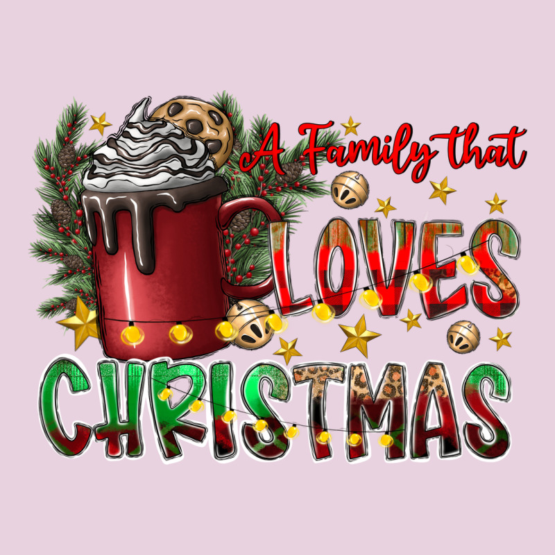 Afamilytloveschristmas Ladies Tee by CowhideDigitalArt | Teevron
