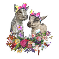 floral baby goats | Teevron