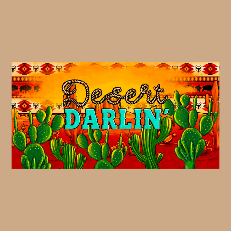 Desert Darlin' Aztec Desert Sunset License Plate Vintage Hoodie by Artiststas | Teevron