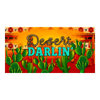 desert darlin' aztec desert sunset license plate | Teevron