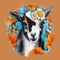 Daisy Goat With Background Heavyweight Hoodie | Teevron