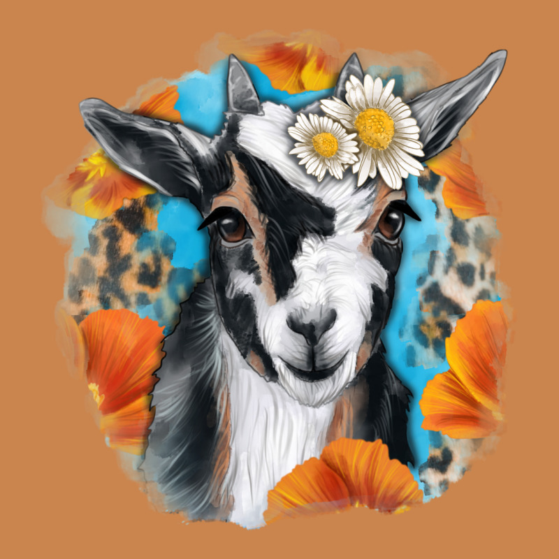 Daisy Goat With Background Heavyweight Hoodie by RanaPortraitStore | Teevron