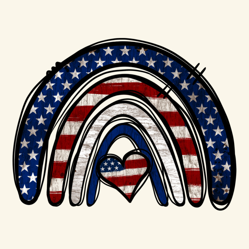 Usa American Flag Rainbow Premium Hoodie by Jasminsmagicworld | Teevron