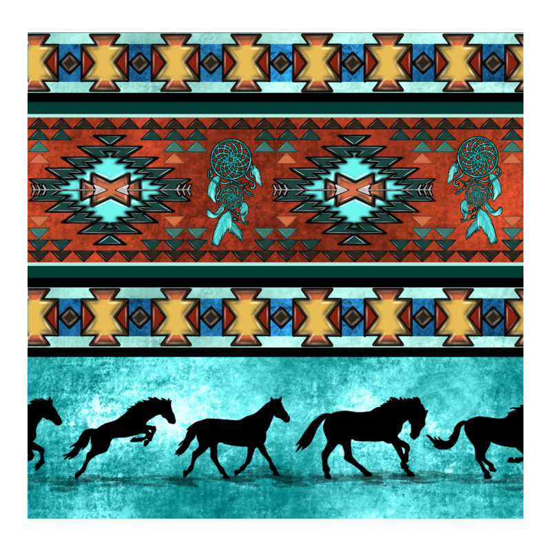 Native American Aztec Seamless Pattern Premium Tee by BundleAndBundleShop | Teevron