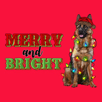 Merry And Bright German Shepherd Classic Tee | Teevron