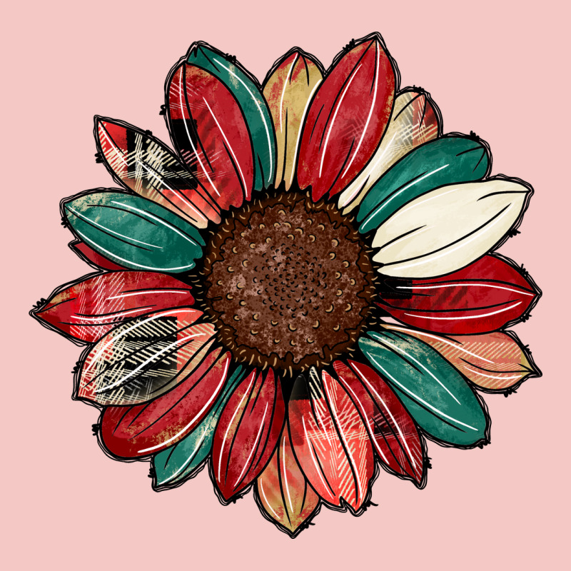 Christmas Sunflower Urban Heavy Tee by CowhideDigitalArt | Teevron