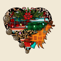 Festive Western Christmas Heart Ladies Tee | Teevron