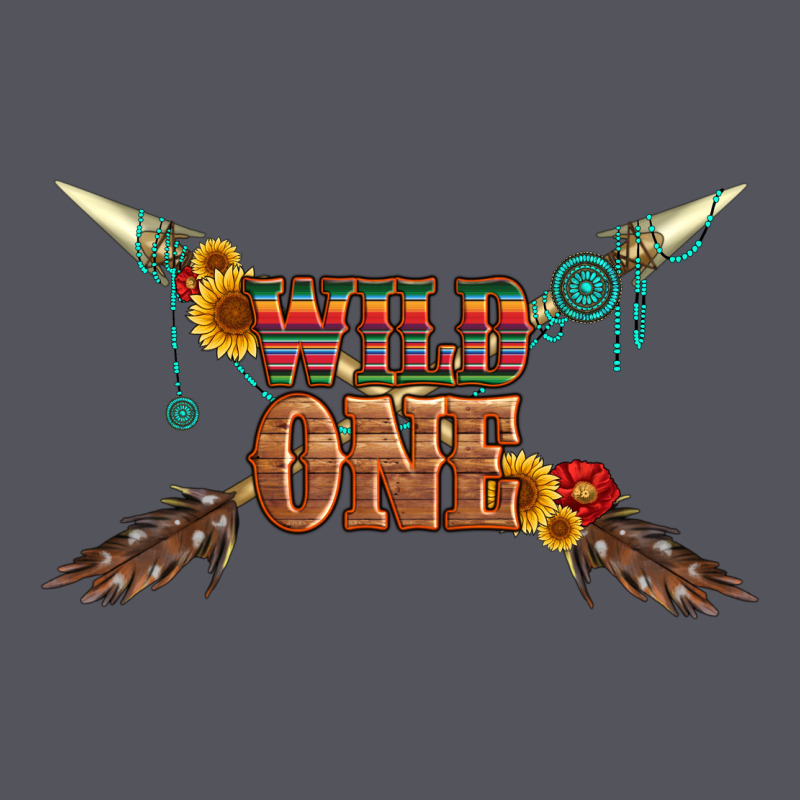 Wild One With Gemstone And Sunflower Vintage Hoodie by Artiststas | Teevron