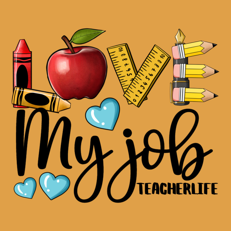 Love My Job Teacher Life Premium Hoodie by BarkalooDesign | Teevron