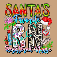 Santa's Favorite Rn Registered Nurse Vintage Tee | Teevron