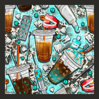 Dentist Coffee Cups Toothpaste And Teeth With Cowhide Seamless Pattern Heavy Core Tee | Teevron