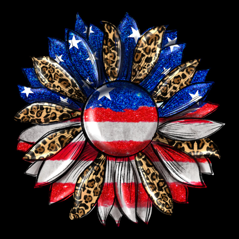 American Flag Leopard Heavy Core Tee by RanaPortraitStore | Teevron