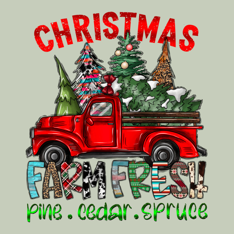 Christmas Tree Farm Truck Ladies Tee by CowhideDigitalArt | Teevron