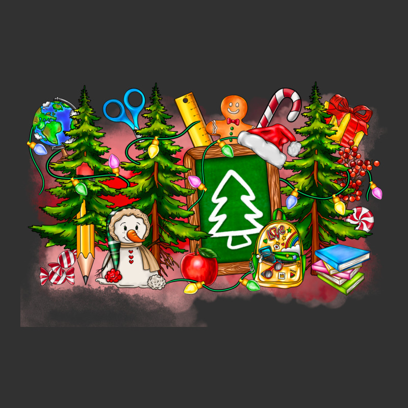 Christmas Teacher Urban Heavy Tee by CowhideDigitalArt | Teevron