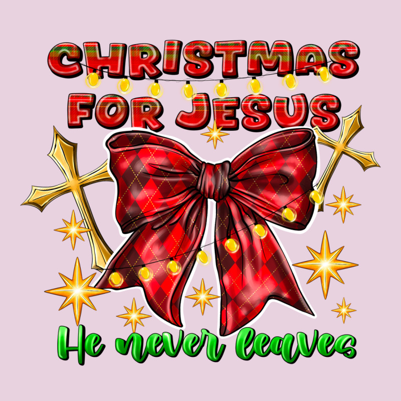 Festive Christmas Message With Crosses Ladies Tee by CowhideDigitalArt | Teevron