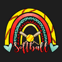 Softball Rainbow Heavyweight Hoodie | Teevron