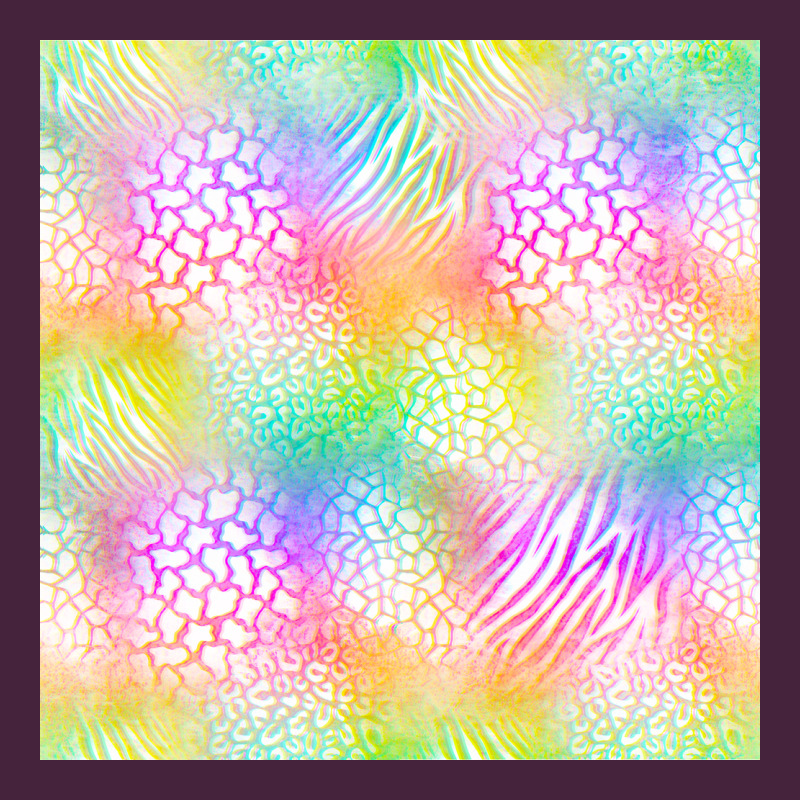 Neon Safari Seamless Pattern Premium Tee by BundleAndBundleShop | Teevron