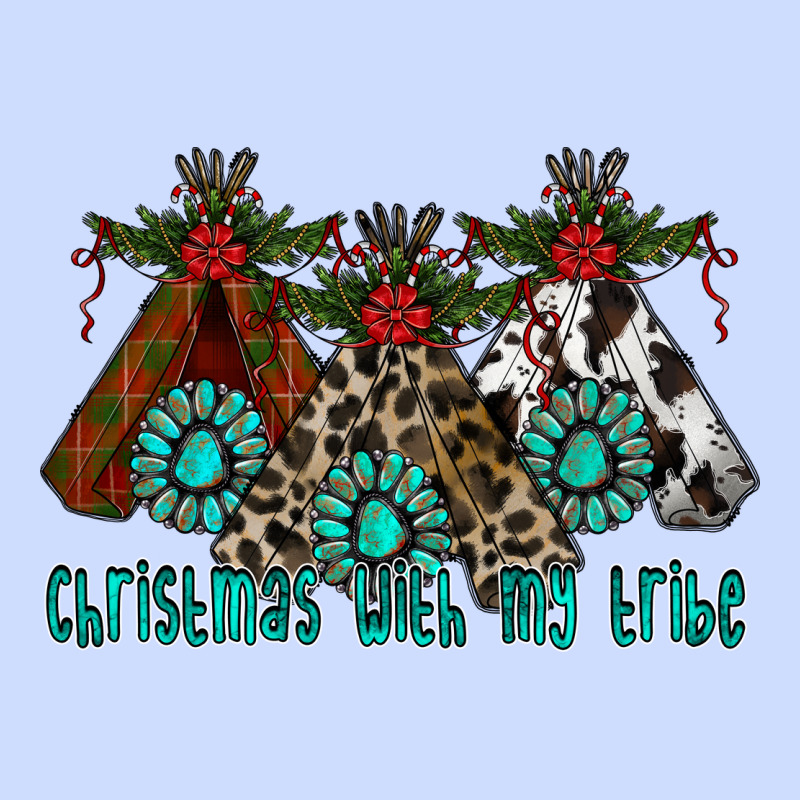 Christmas With Tribe Urban Heavy Tee by CowhideDigitalArt | Teevron