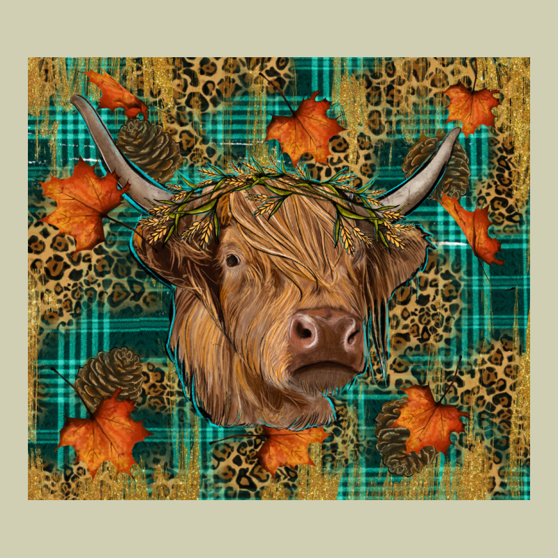 Fall Highland Cow Tumbler Heavy Core Tee by RanaPortraitStore | Teevron