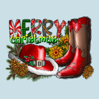 Cowboy Merry Christmas Ladies Tee | Teevron