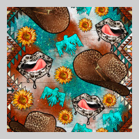Western Cowboy Hat Seamless Pattern Premium Tee | Teevron