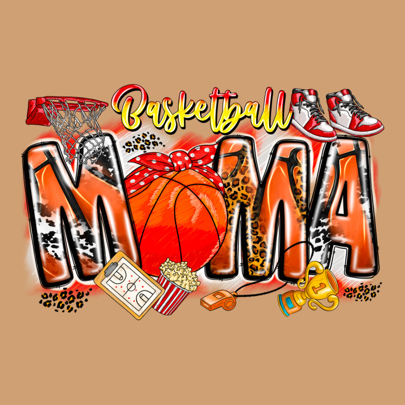 Basketball Mama Vintage Tee by CowhideDigitalArt | Teevron