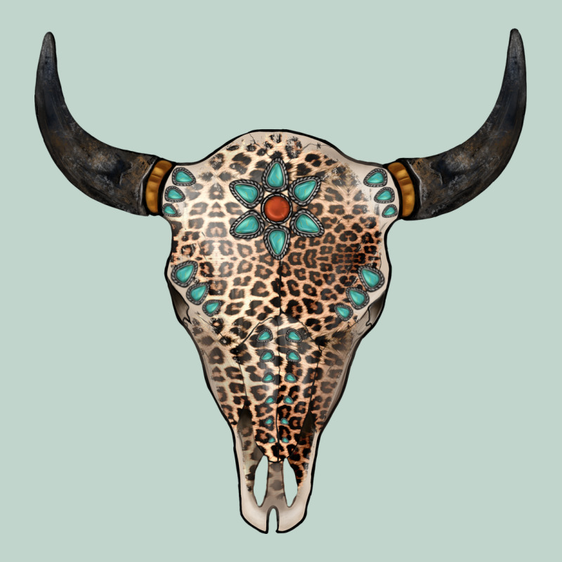 Leopard Bull Skull Zipper Hoodie by Jasminsmagicworld | Teevron