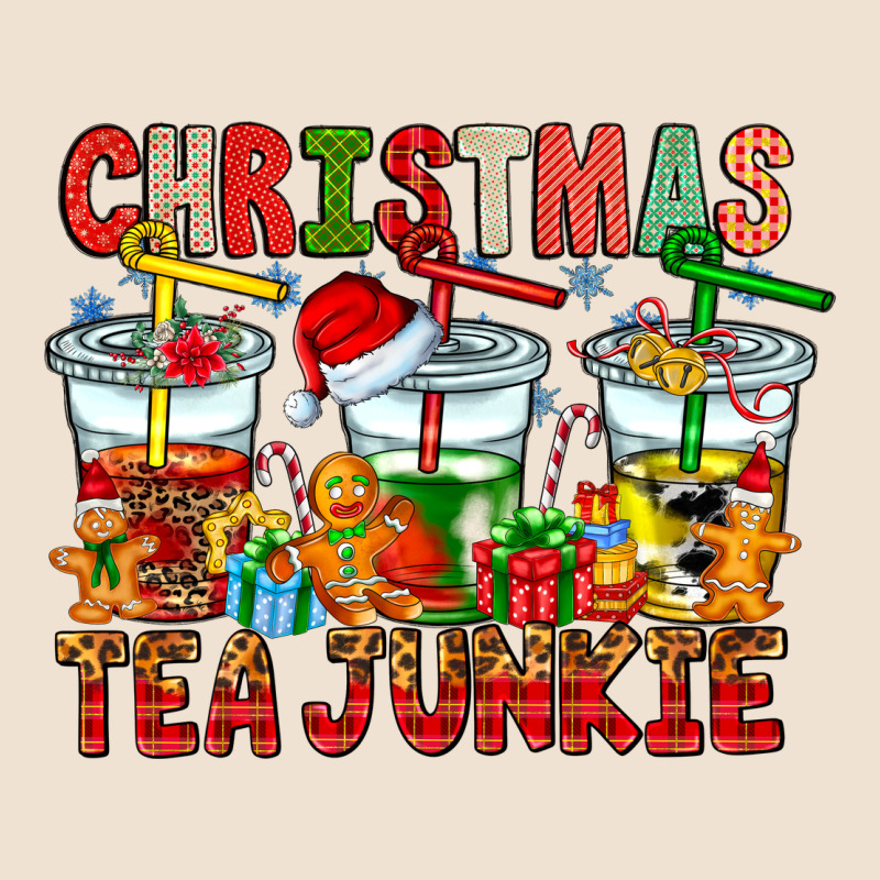 Christmas Tea Junkie Urban Heavy Tee by CowhideDigitalArt | Teevron