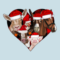Farm Animals Christmas Ladies Tee | Teevron
