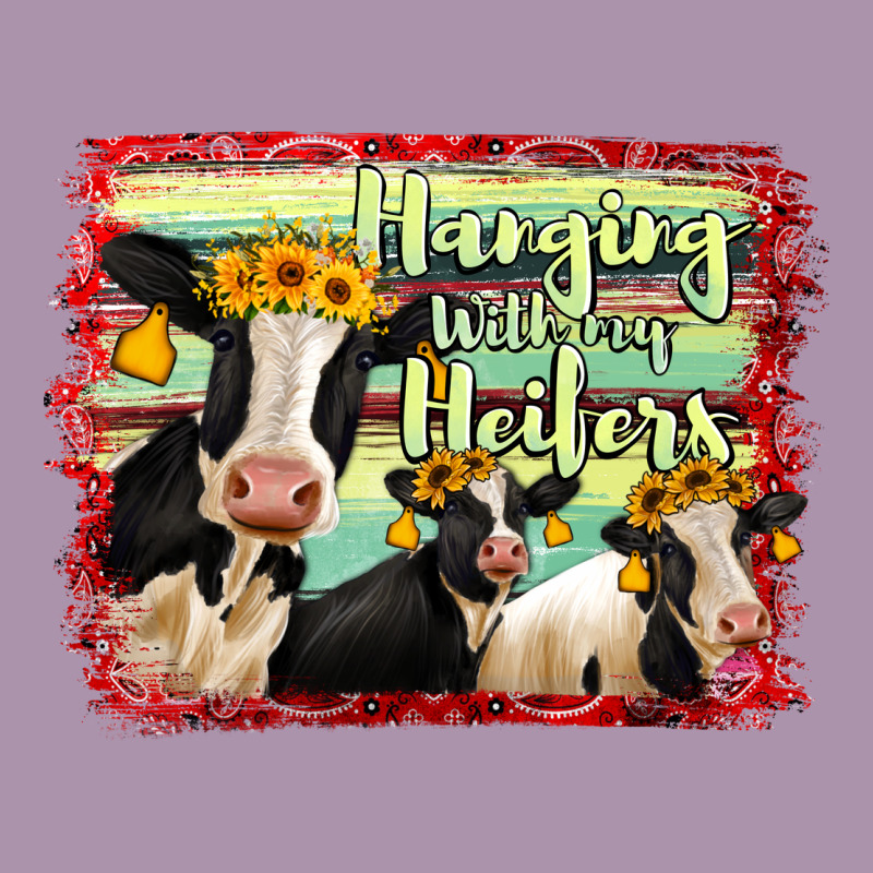 Hanging With My Heifers Holstein Cows Heavyweight Hoodie by RanaPortraitStore | Teevron