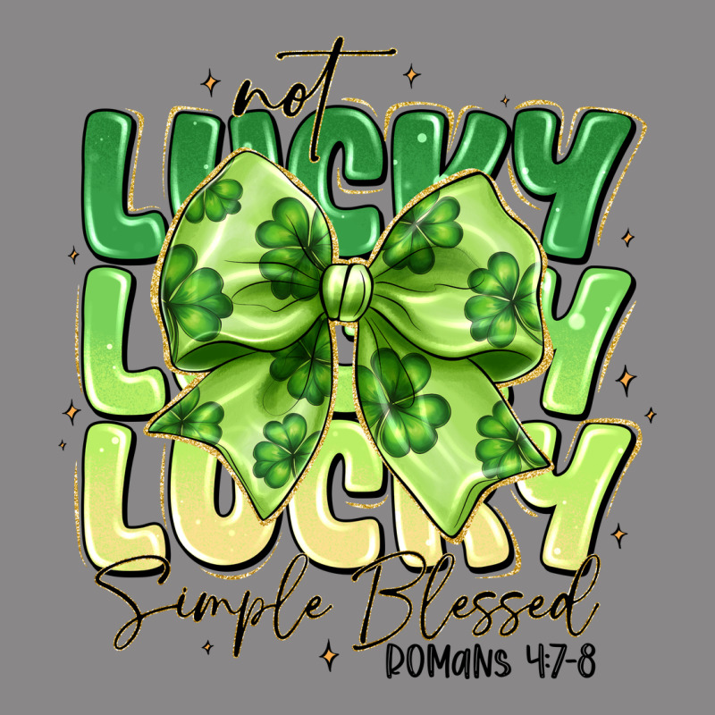Not Lucky Simply Blessed Vintage Tee by CowhideDigitalArt | Teevron