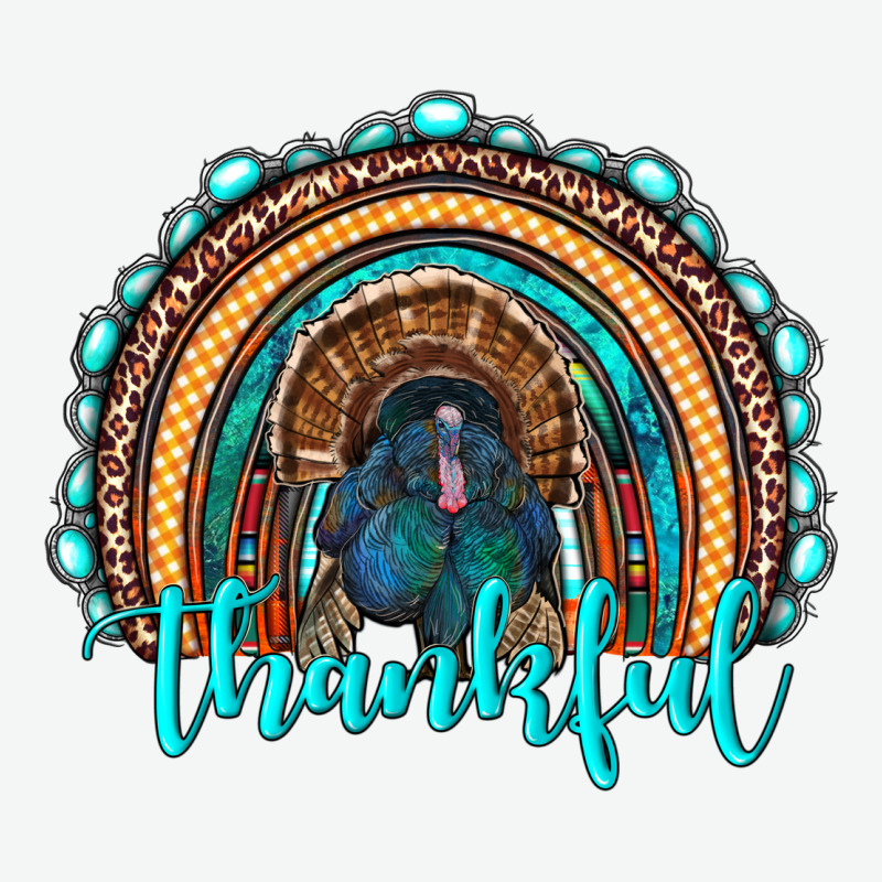 Western Thanksgiving Rainbow With Turkey Urban Heavy Tee by RanaPortraitStore | Teevron