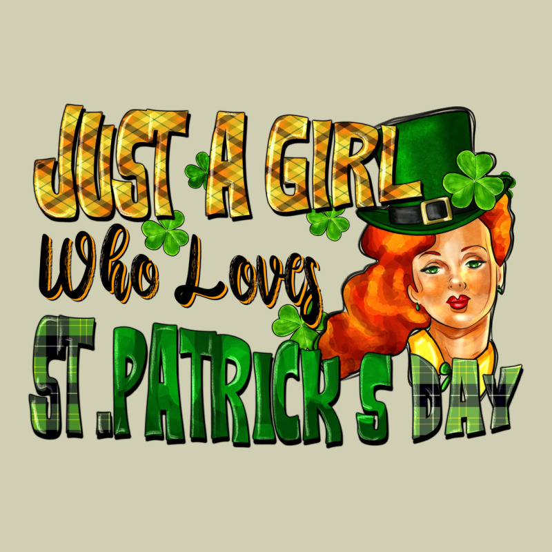 Just A Girl Who Loves St. Patrick's Day Heavy Core Tee by FaDigitalArtStudio | Teevron