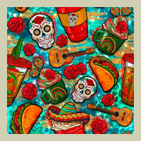 Hispanic Heritage Month Coffee Cups And Taco With Glitter And Leopard  Heavy Core Tee | Teevron